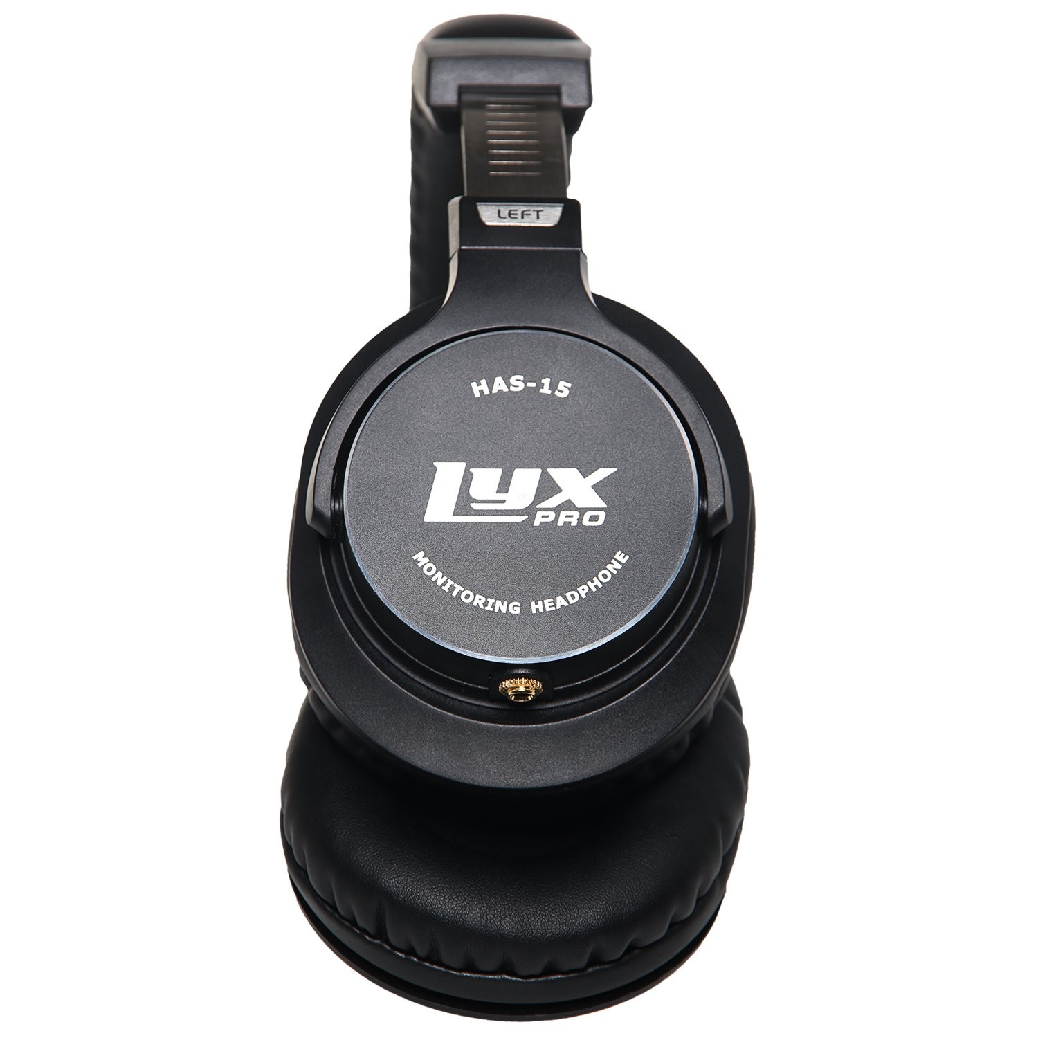LyxPro HAS-15 Studio Headphones Closed-Back Over Ear with Detachable Cables