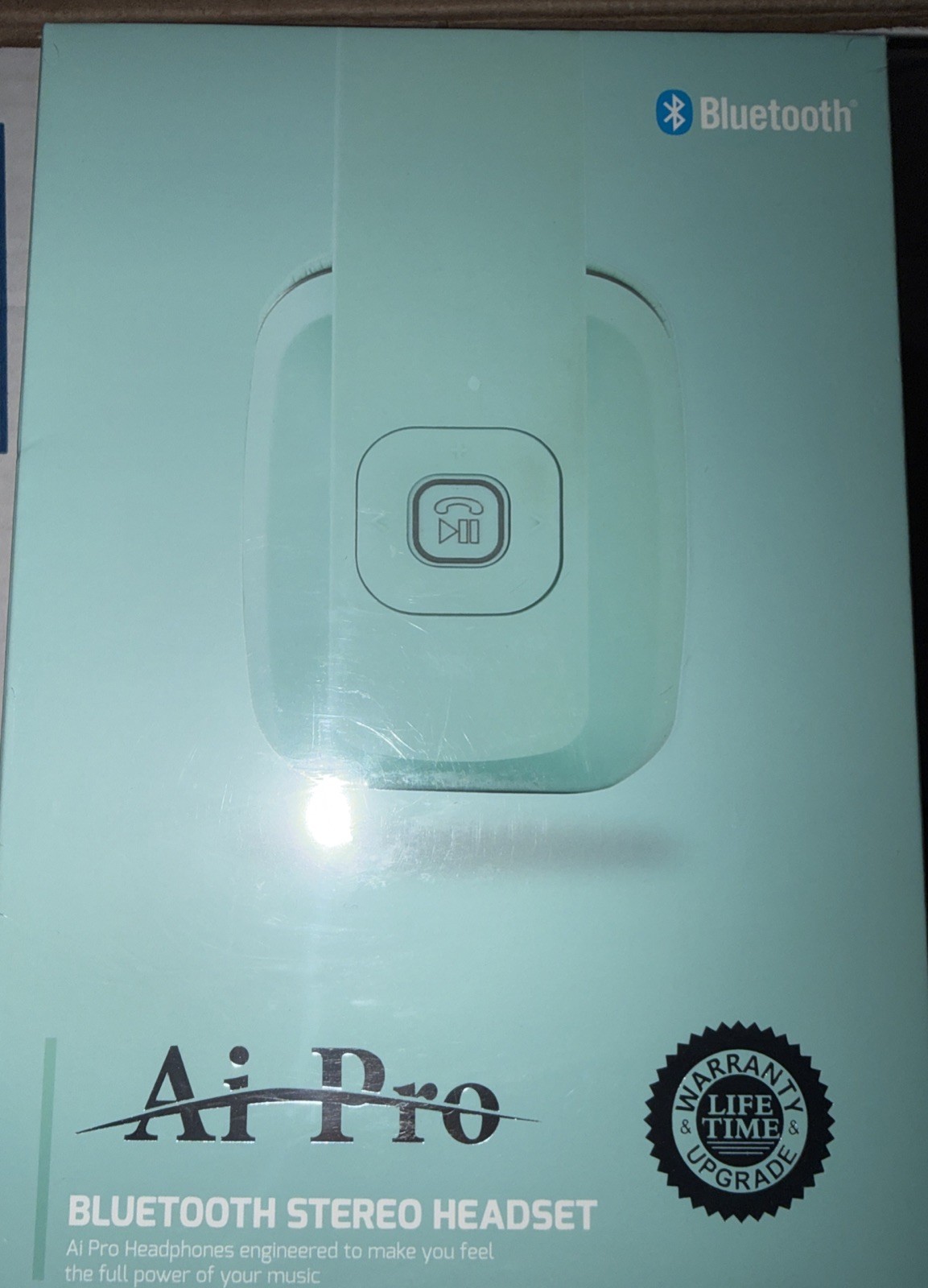 AiPro-200 Plus Dual Bluetooth Stereo Headphones Mint Gr Wireless Headset Premium