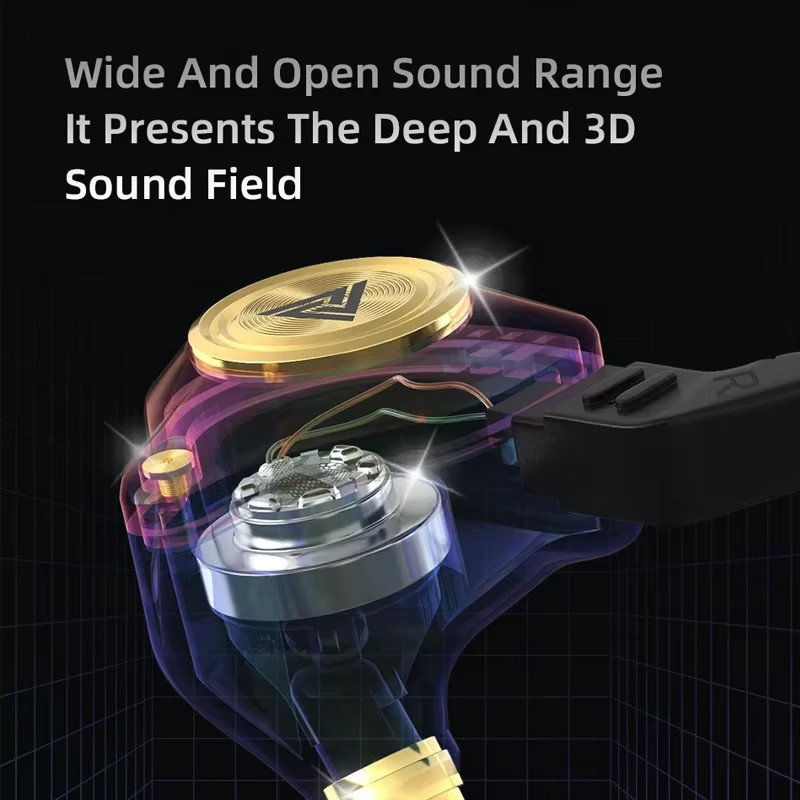 QKZ AK3 Wired Earphones HiFi Bass Headset with Microphone