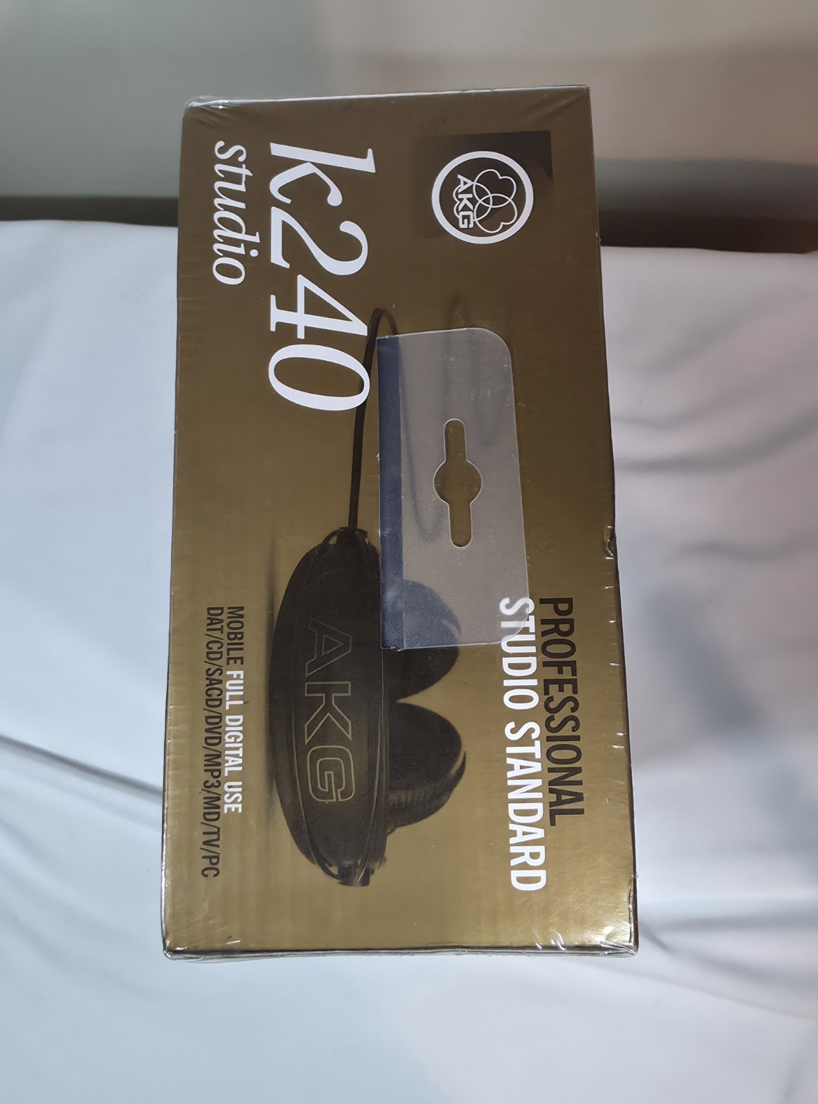 AKG Acoustics Professional Studio Standard Headset K240 Black Gold Brand New