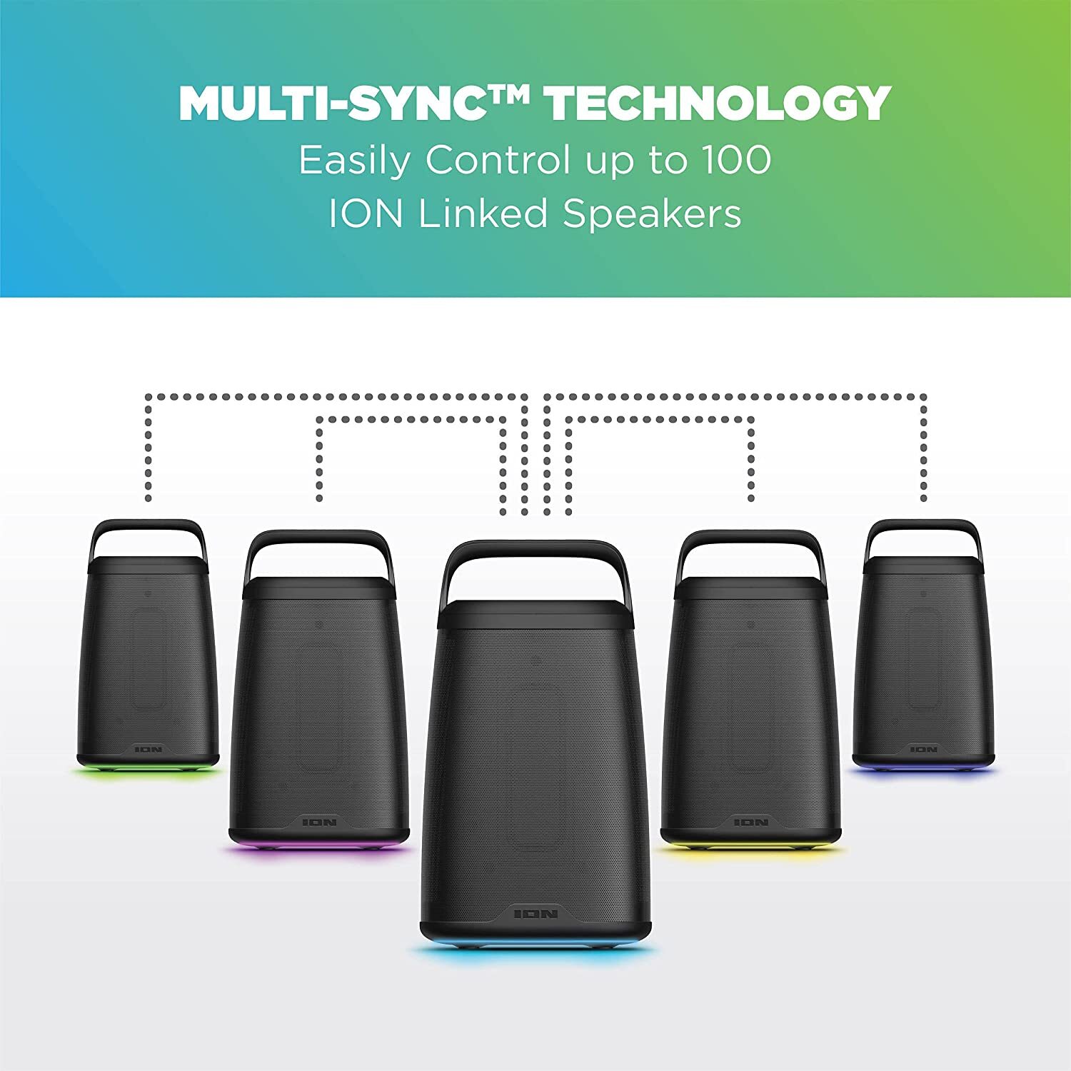 ION Audio Acadia 30W Waterproof BT Speaker Seller Refurbished-Very Good