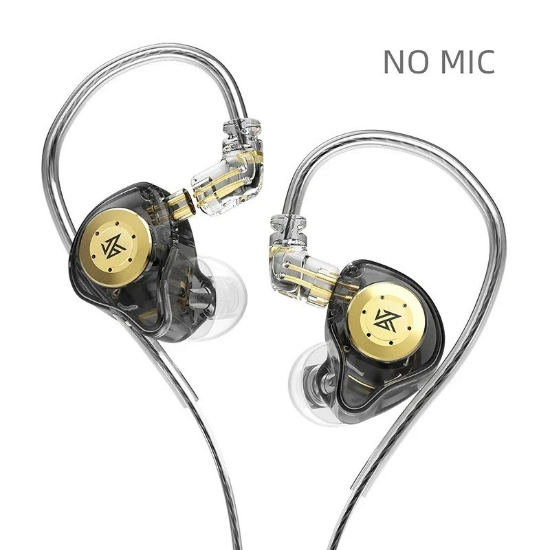 Kz Edx Pro Earphones Dynamic in Ear Monitor Hifi Wired Headphones Bass Stereo Ga