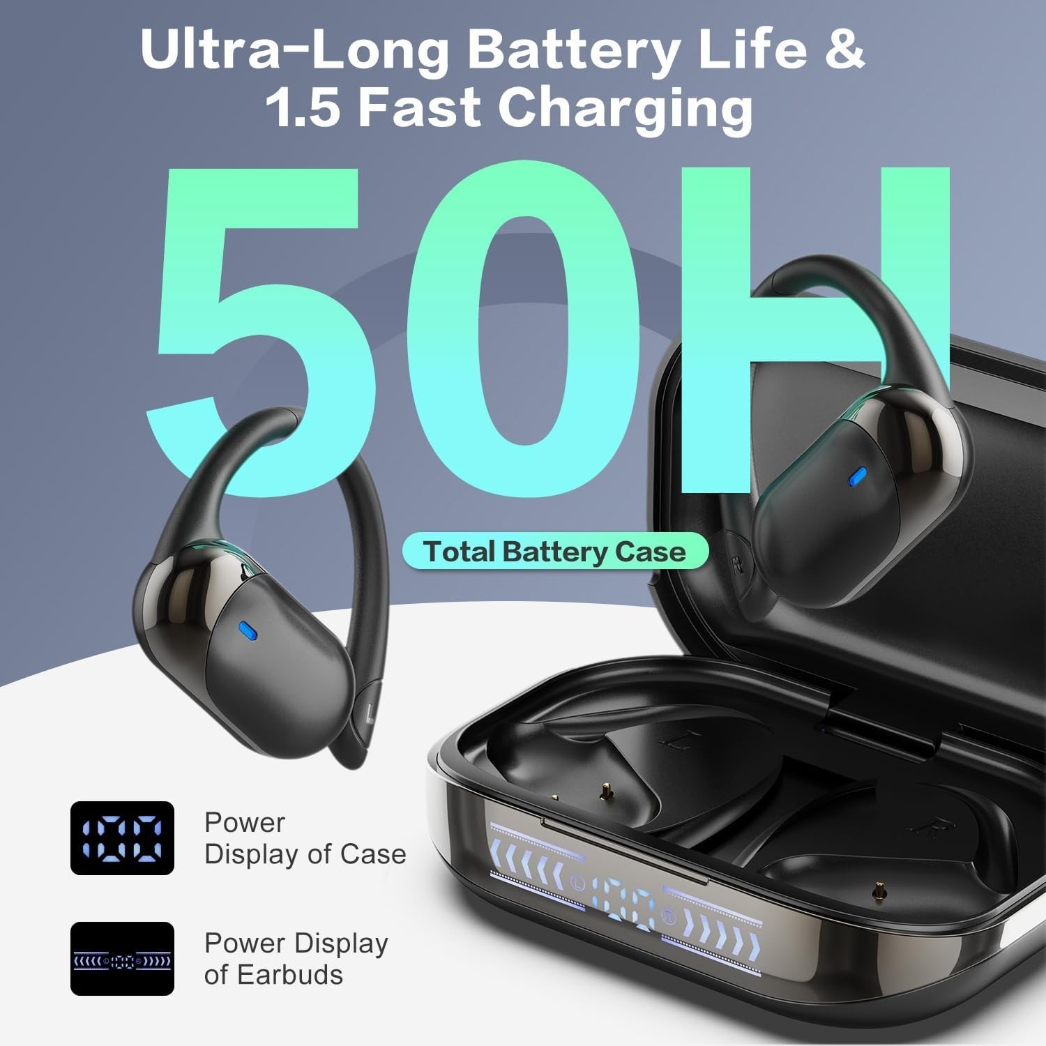AI Translation Earbuds Real Time, 144 Language Translator Earbuds for Travel