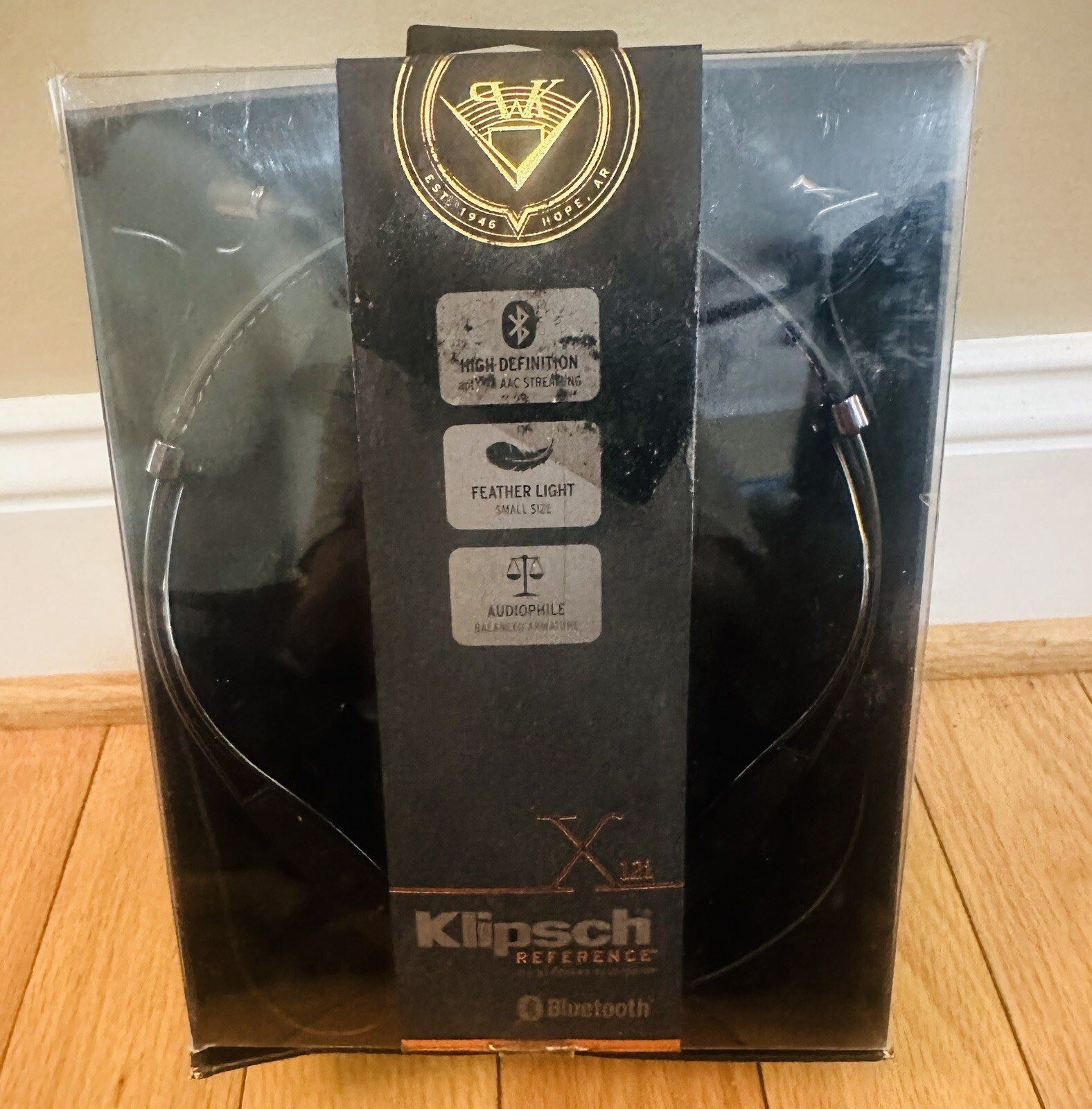Klipsch R6 Neckband Bluetooth In-Ear Headphones , Black Leather Read”