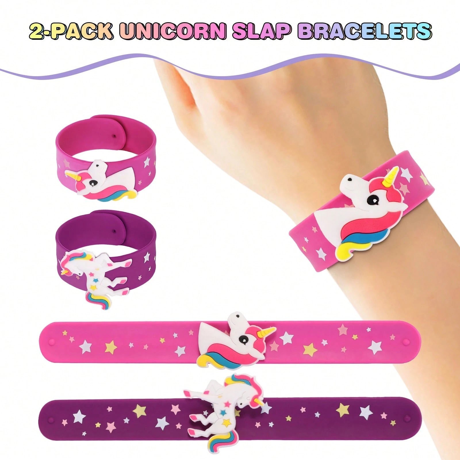 Unicorn Cat Ear Wireless Bluetooth Headphones with Mic for Girls Birthday Gift