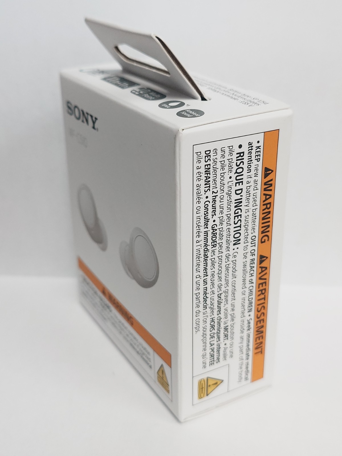 Sony WF-C510 Wireless Bluetooth In-Ear Earbuds, White, Built-In Mic, 2.4GHz