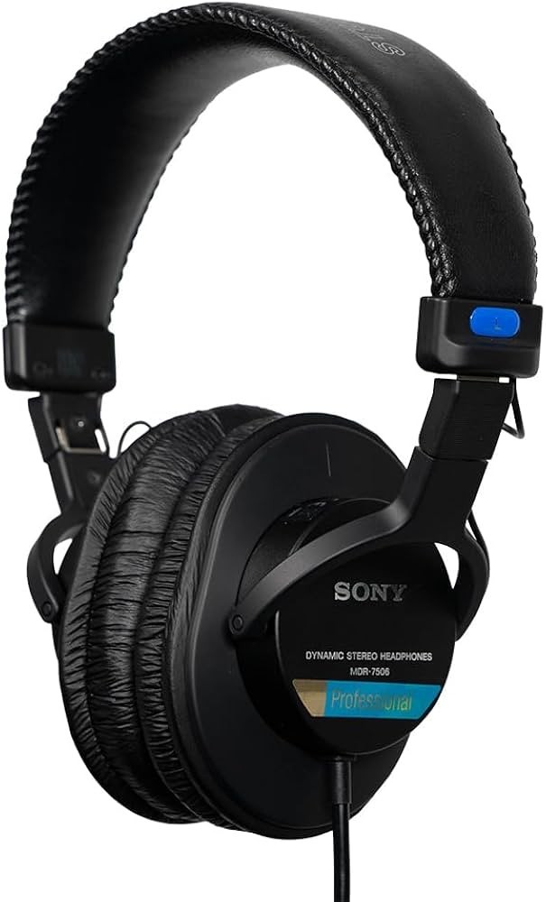 Sony Professional Mdr7506 Sound Monitor Headphones