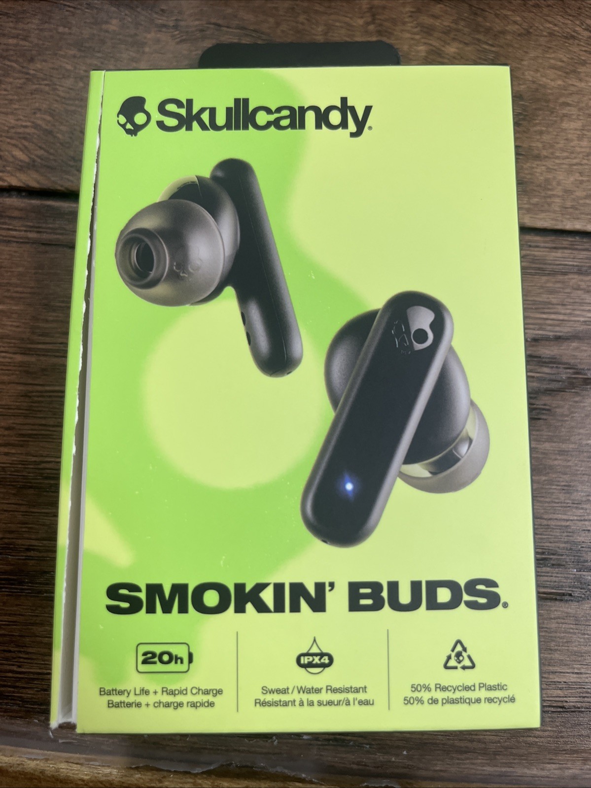 New Skullcandy Smokin Buds True Wireless Earbuds Red S2TAW-T967