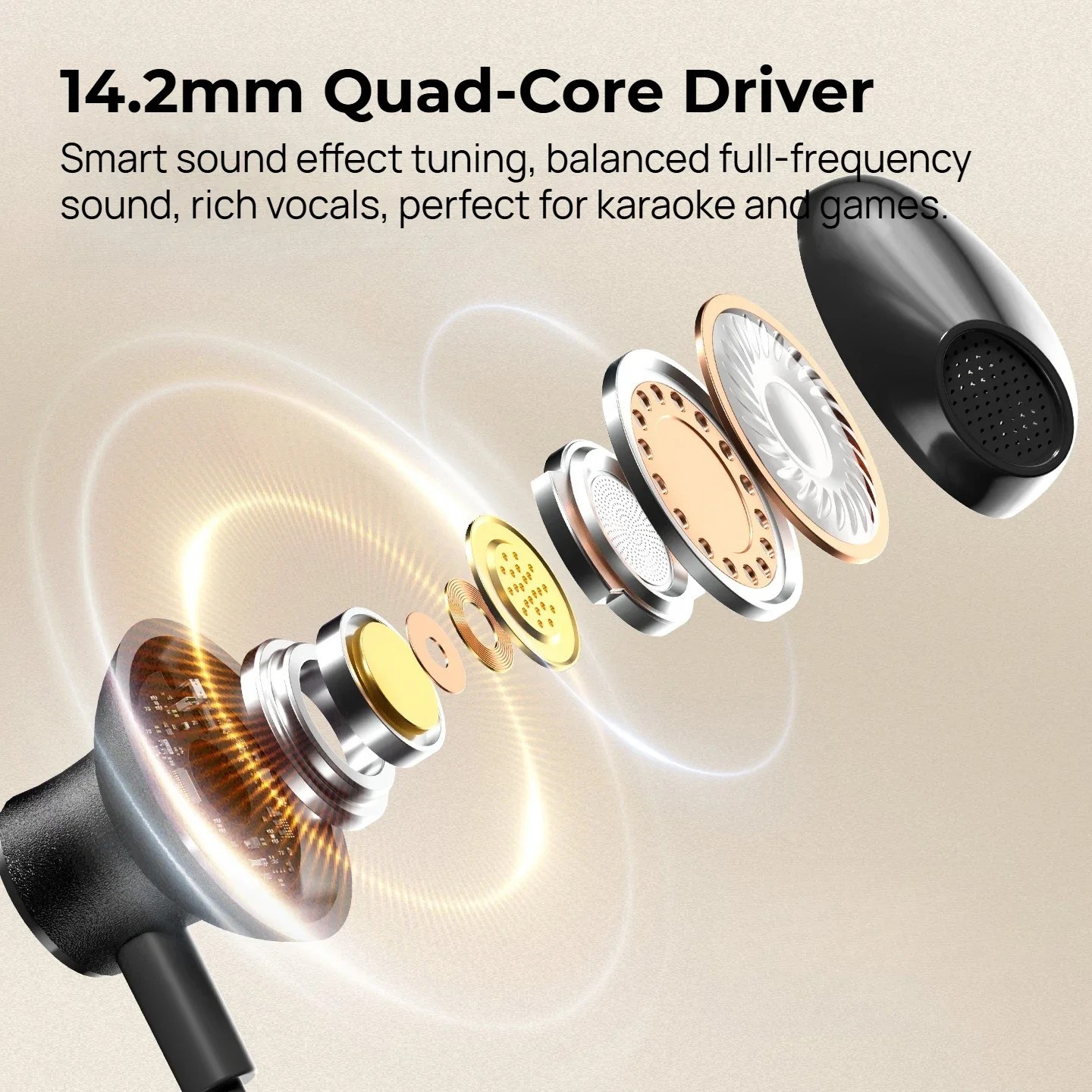 Monster AirStar AE20 Wired Karaoke Earphones Type-C 1.5m Live Streaming Gaming