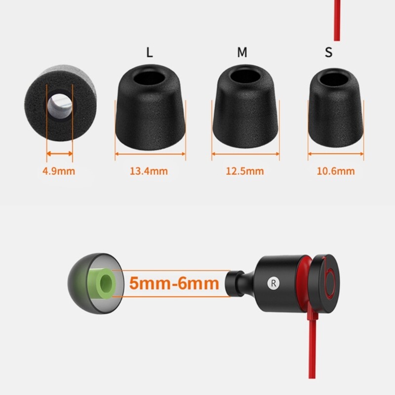 Earbud Memory Foam Tips Earbuds Replacement Tips Ear Tips Earbuds Foam Replace