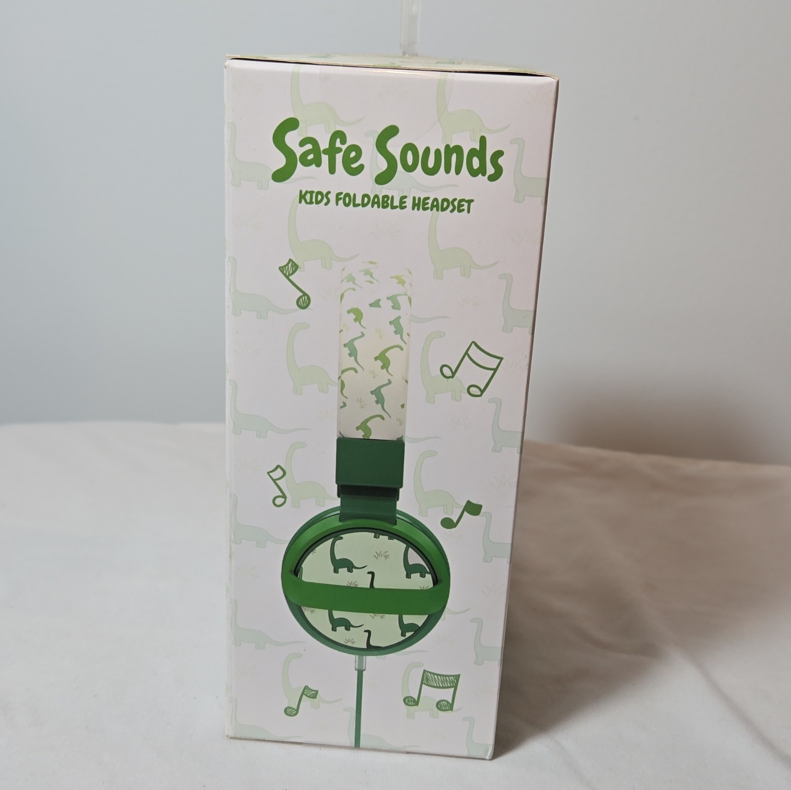 Gabba Goods Safe Sounds Kids Volume Limiting Foldable Headset w/ Mic Green