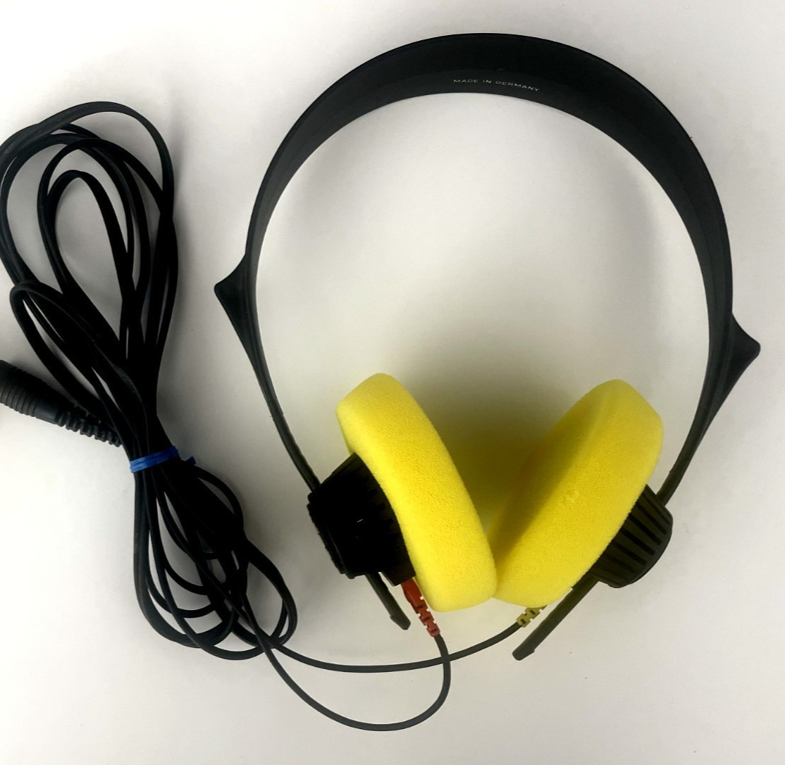Sennheiser HD 414 50th Annivers Ltd. Ed. Headphones/New Earpads GREAT SOUND EPOC