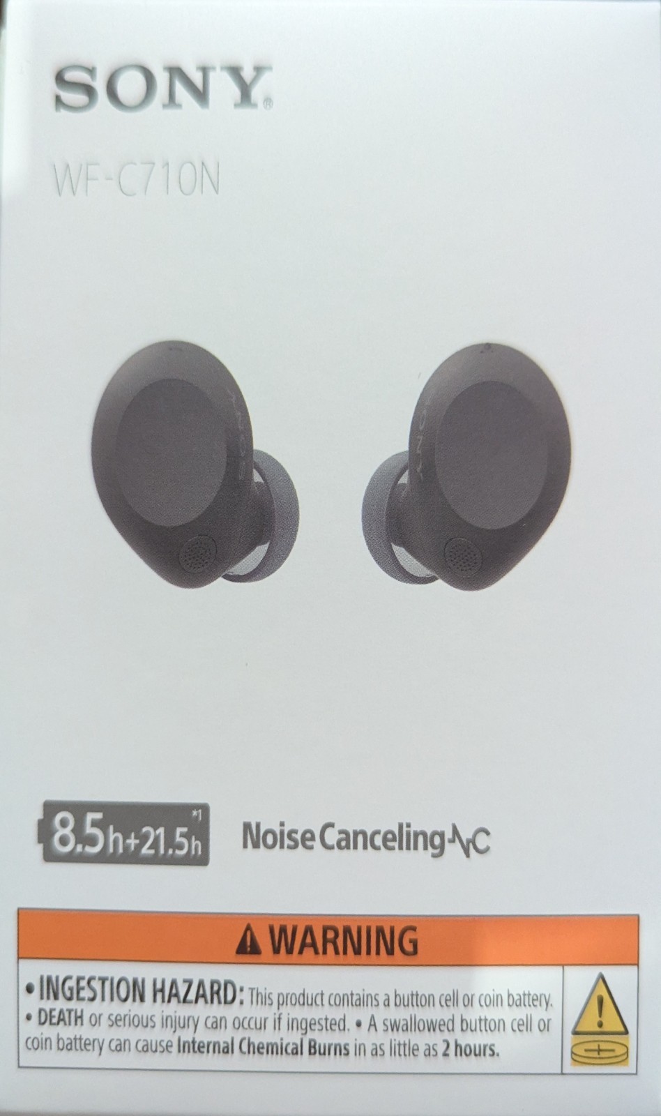 NEW Sony WF-C710N/B True Wireless Noise Canceling in-Ear Earbuds Bluetooth
