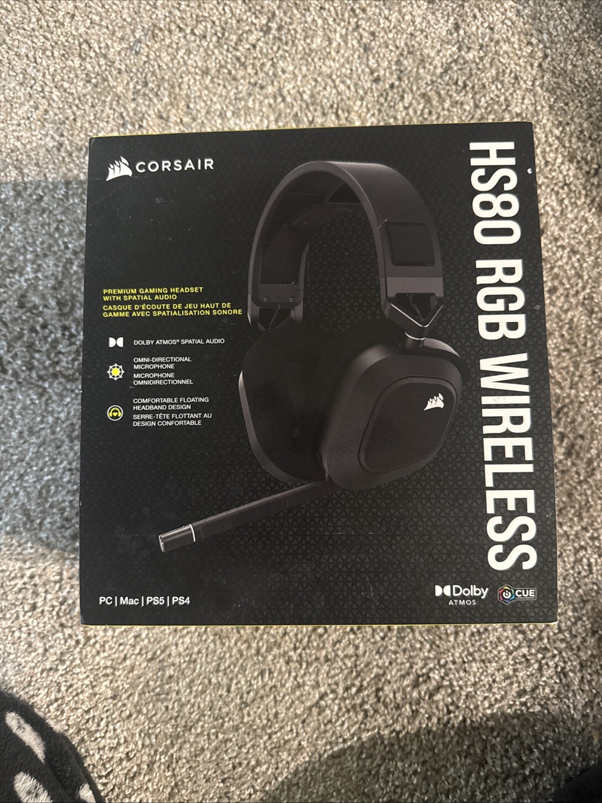 CORSAIR HS80 RGB Wireless Gaming Headset