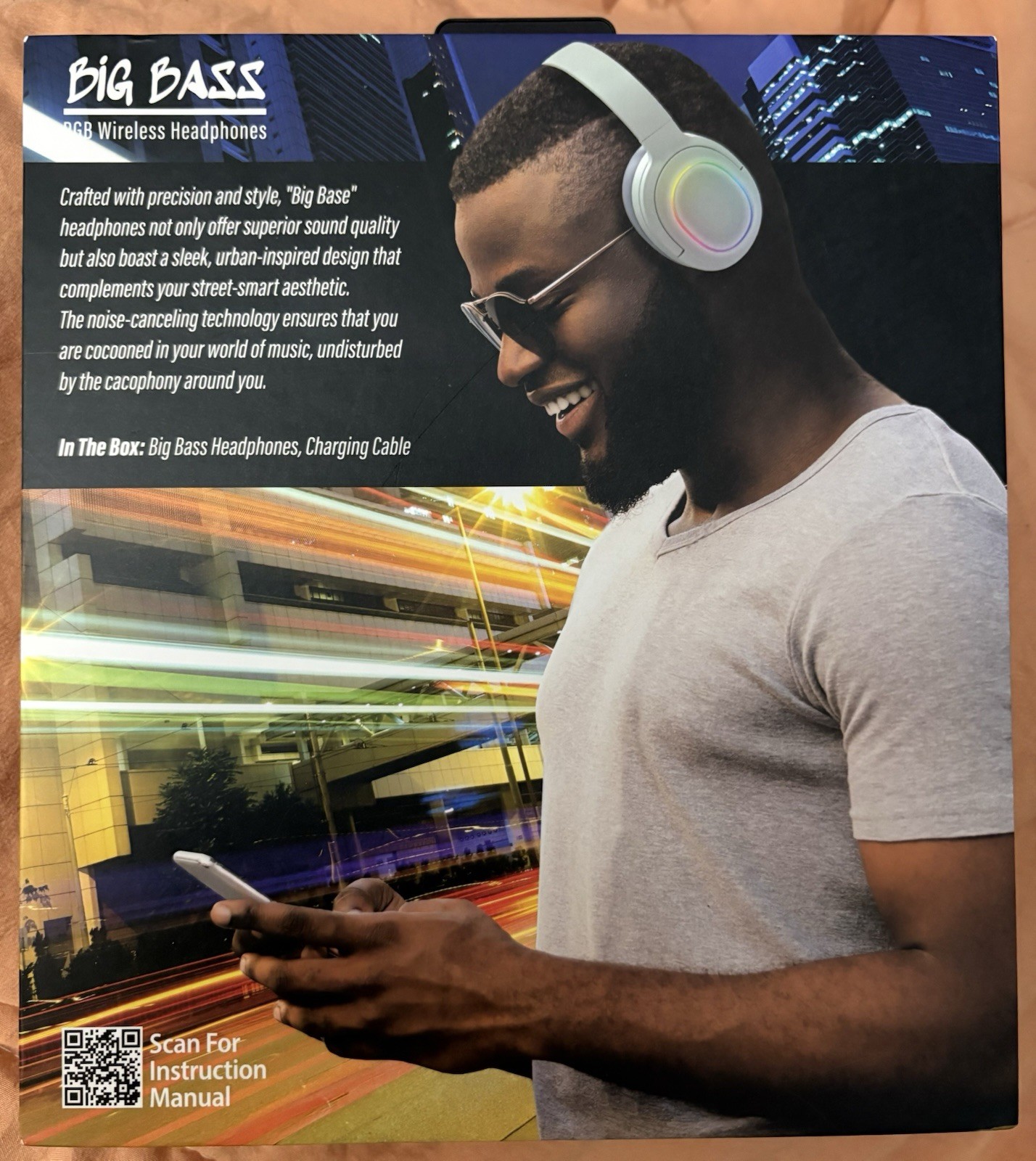 Bluestone BIG BASS RGB Wireless Headphones