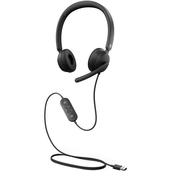 *NEW Microsoft 8JN-00001 Modern USB Headset – Stereo Wired On-Ear Binaural Noise