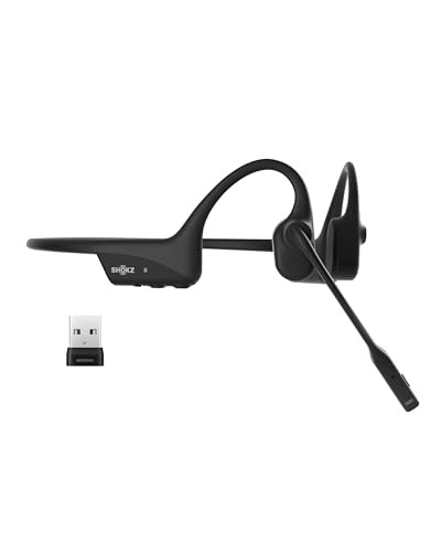 SHOKZ C120 OpenComm2 UC 2025 Upgrade Business Earphones with USB-A Black