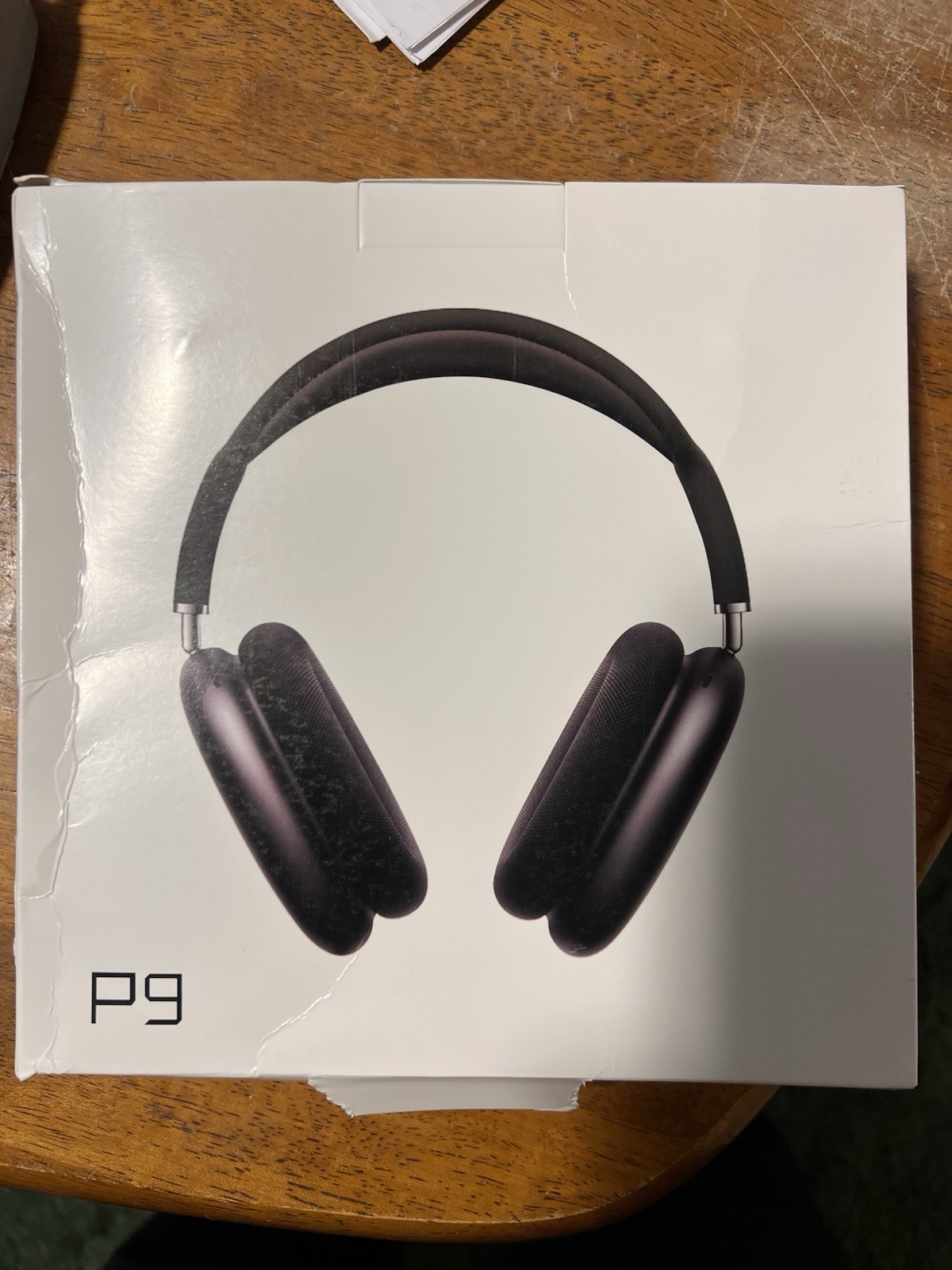 P9 Wireless Bluetooth Over Ear Headphones Noise Isolating HiFi Stereo Black