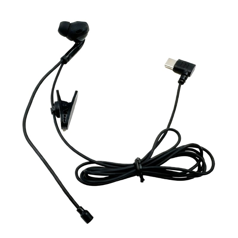 3.5mm/Type C Single Side In Ear Earphone Earbud Headsets for Mobile Phone PC