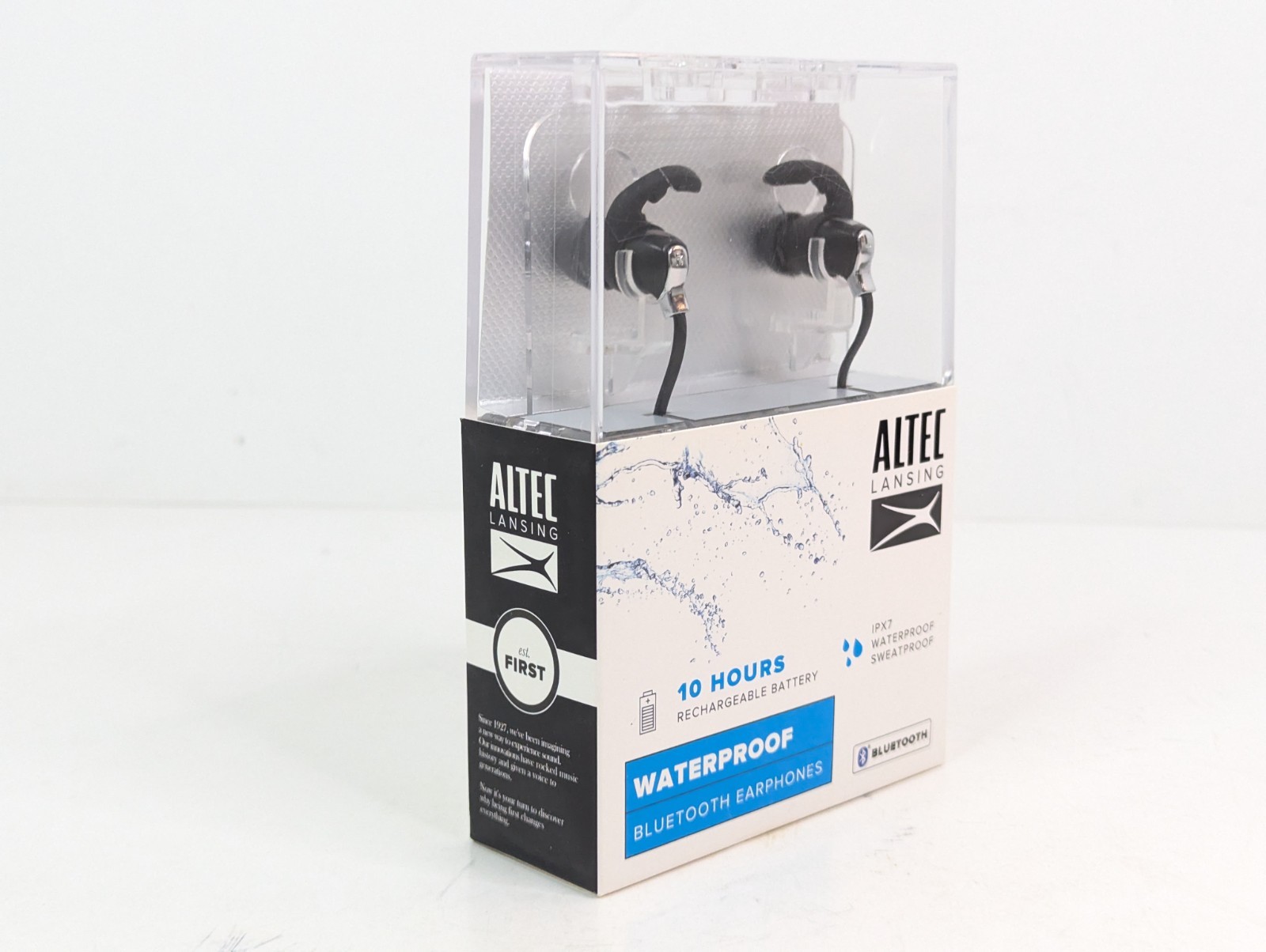 Altec Lansing Bluetooth Waterproof Sweatproof IPX7 10 Hours Playtime New