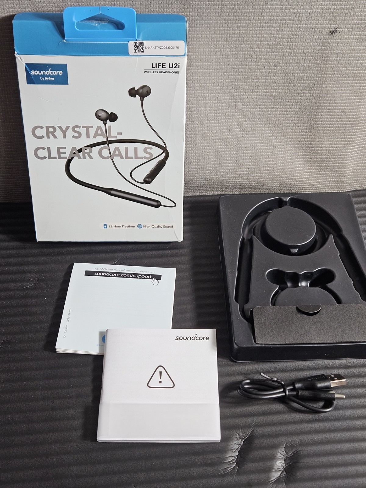 Soundcore Life U2i Wireless Headphones Bluetooth BOX ONLY! NO HEADSET JUST BOX