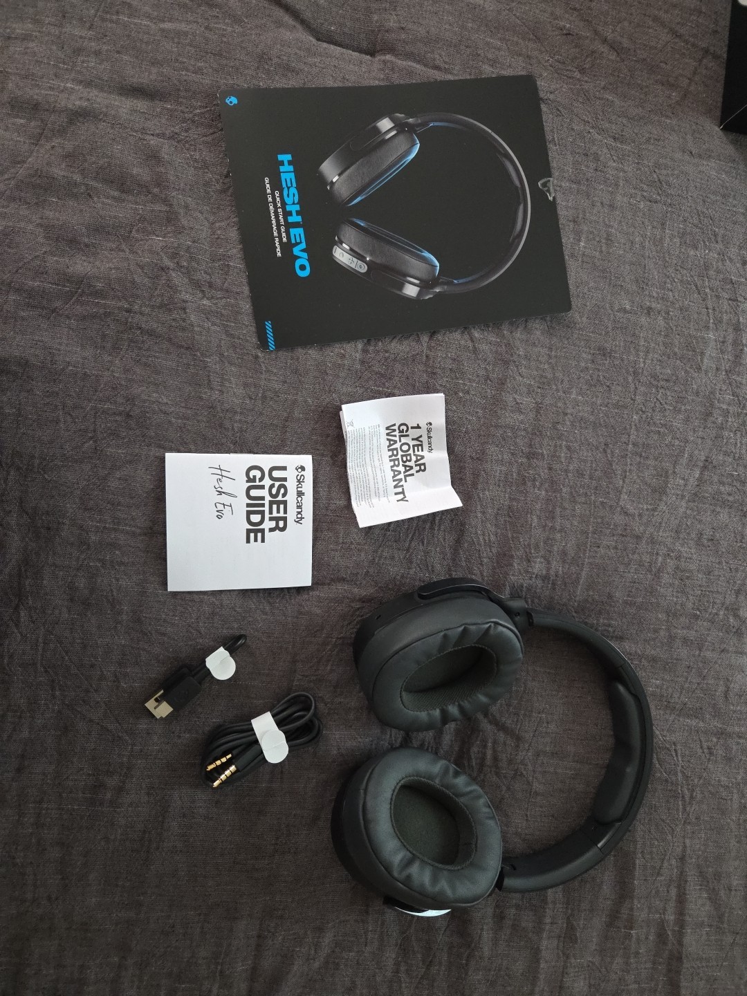 Skullcandy Hesh Evo S6HVW True Black Over-Ear Wireless Bluetooth Headphones