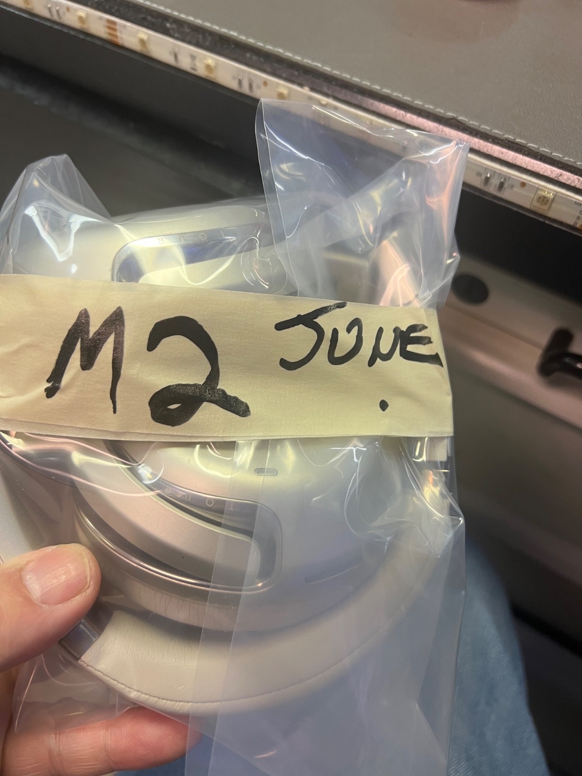 JBL Tour One M2 Wireless Over-Ear Headphones-CRACK BEZEL BUT WORKS