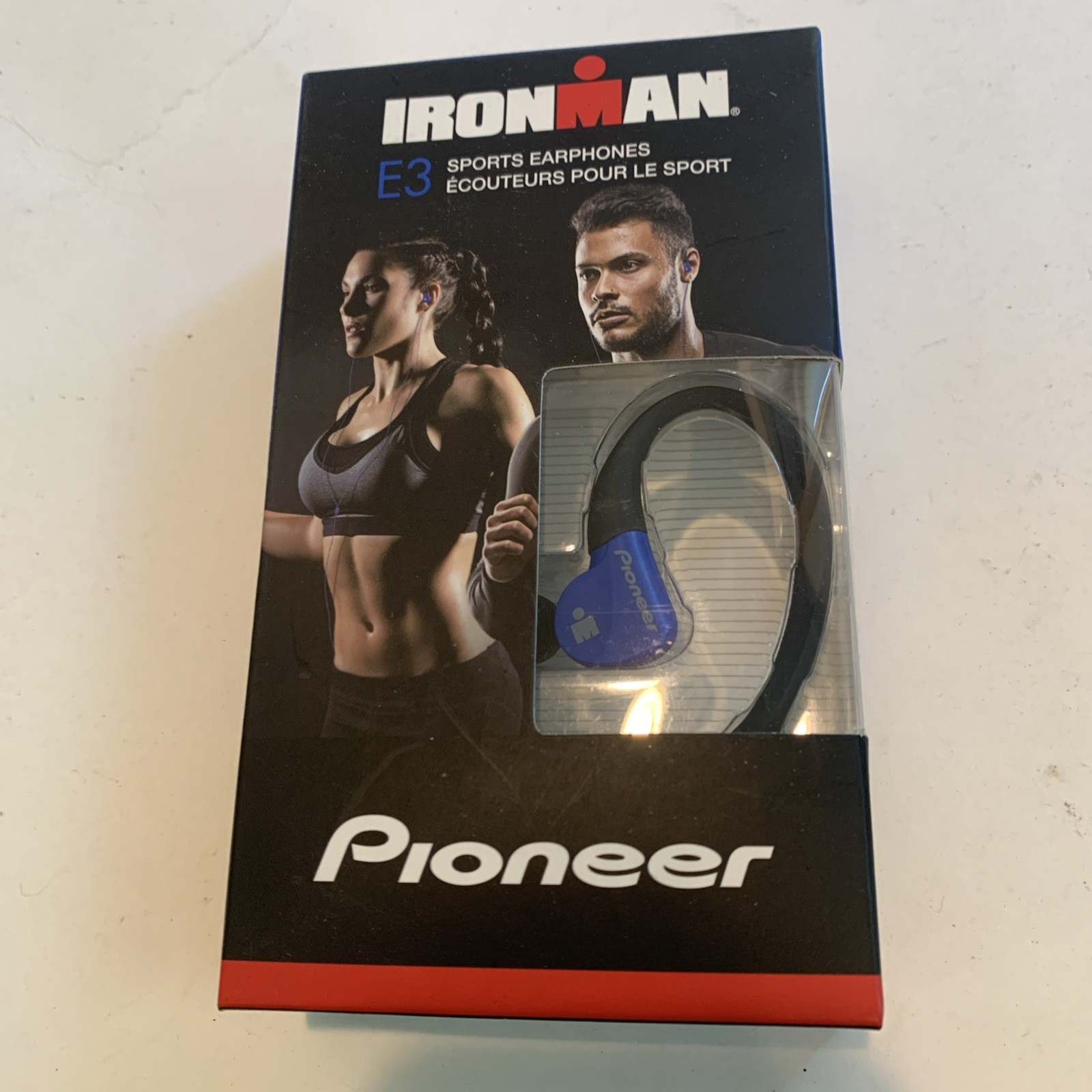 Ironman by Pioneer Black E3 Sports Fully Enclosed Headphones Earphones SE-E3M Ax