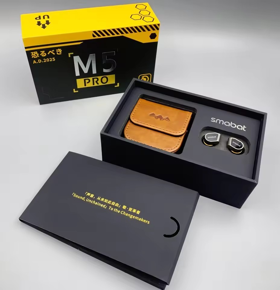 2025 Smabat M5 PRO Earphone 15.4mm with MMCX Detachable Cable 4.4/3.5mm