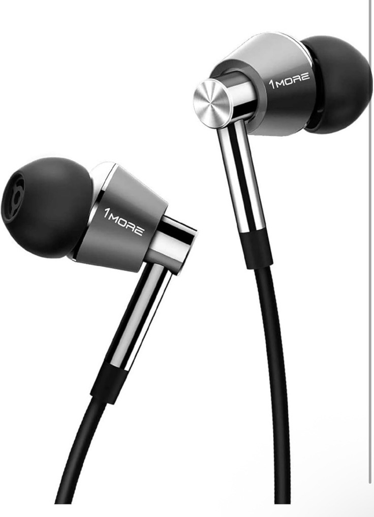 1MORE Triple Driver In-Ear Earphones Hi-Res Resolution,MEMS Mic,High Fidelity