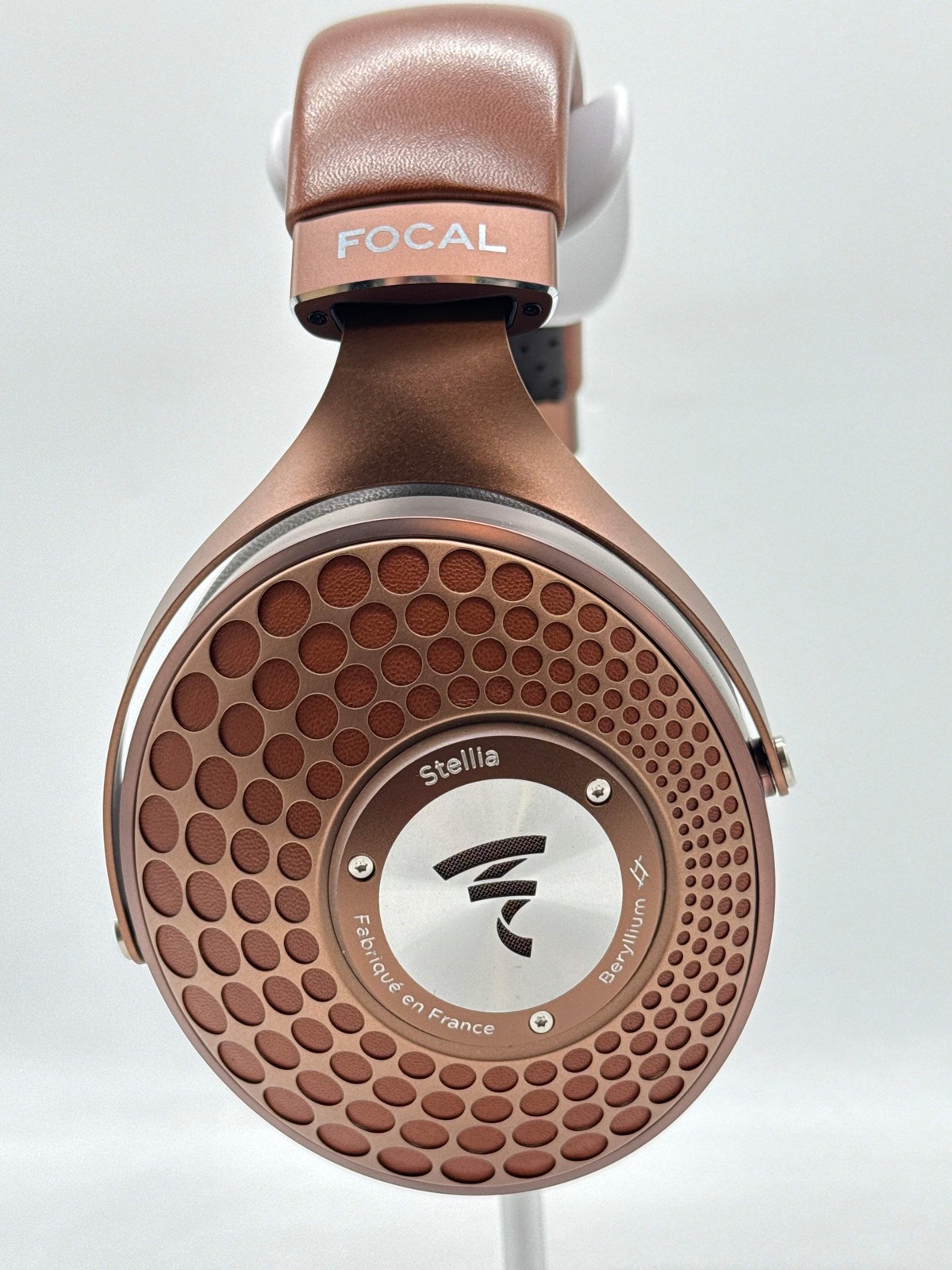 Focal Stellia High-Fidelity Closed-Back Circum-Aural Headphones Cognac