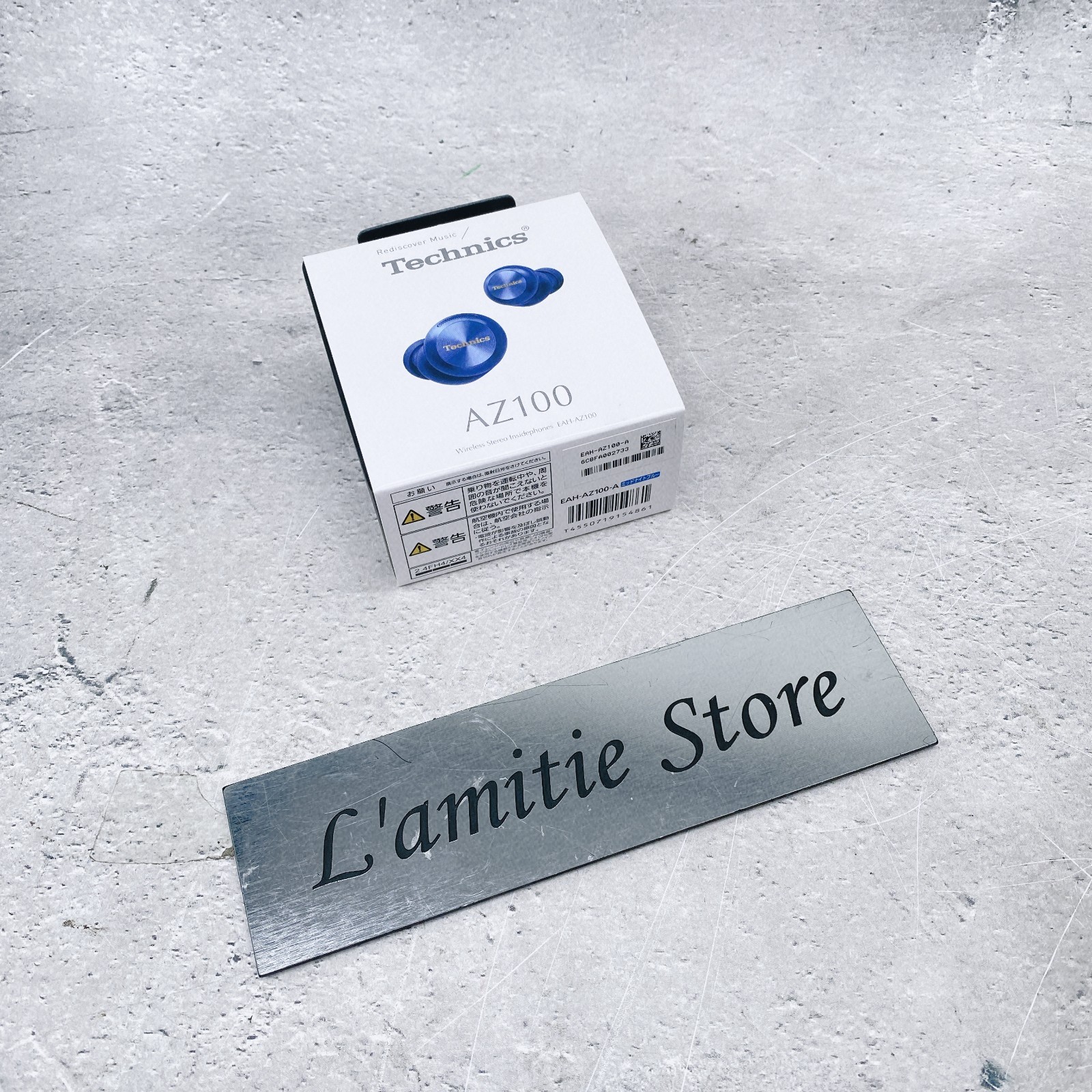 Technics EAH-AZ100-A Wireless Noise Cancelling Earbuds Bluetooth Midnight Blue