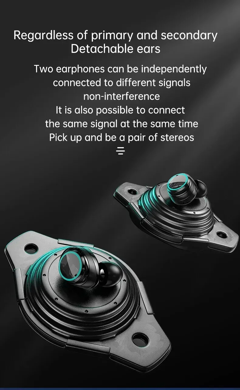 TWS Wireless Bluetooth 5.3 Headset Earphones Earbuds Stereo Headphones