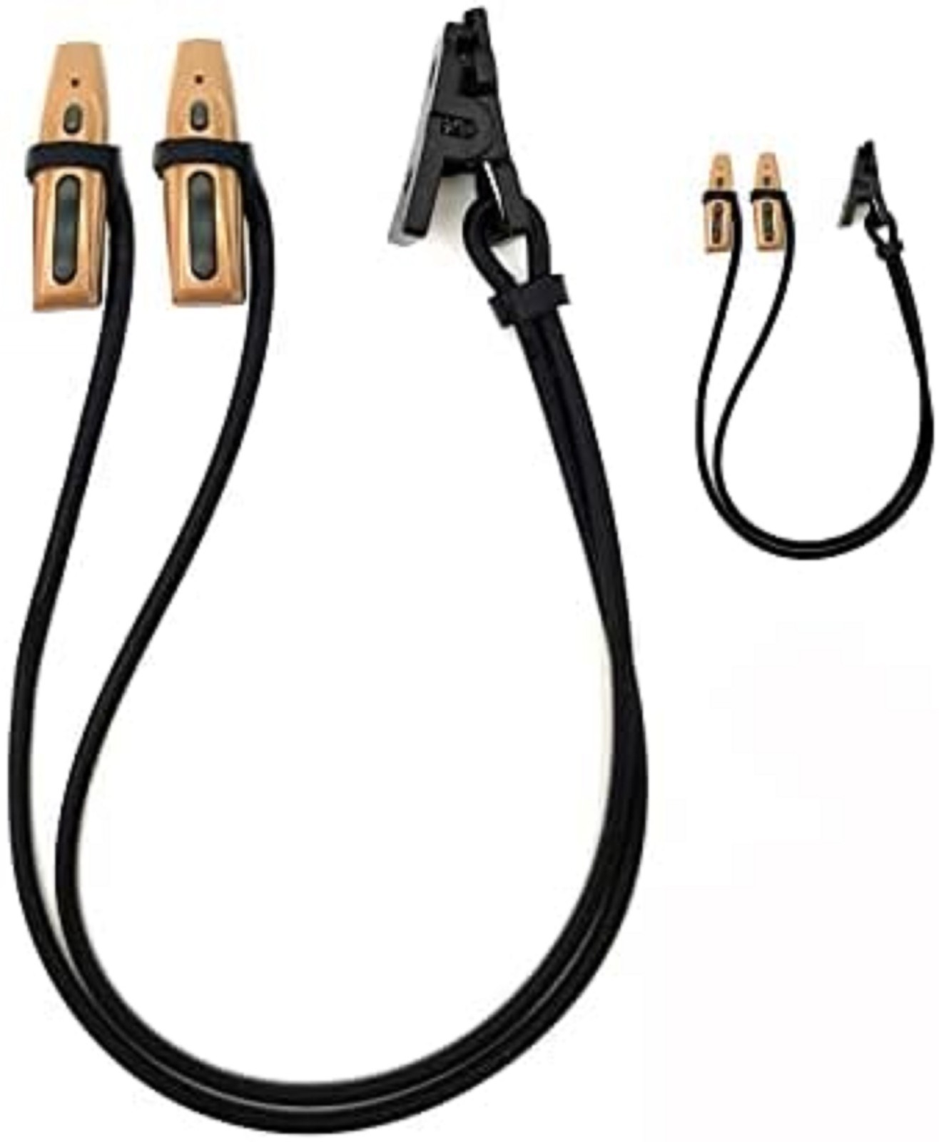 2 Pieces Hearing Aid Clip Anti-Lost Lanyard BTE 1 Count (Pack of 1), Black