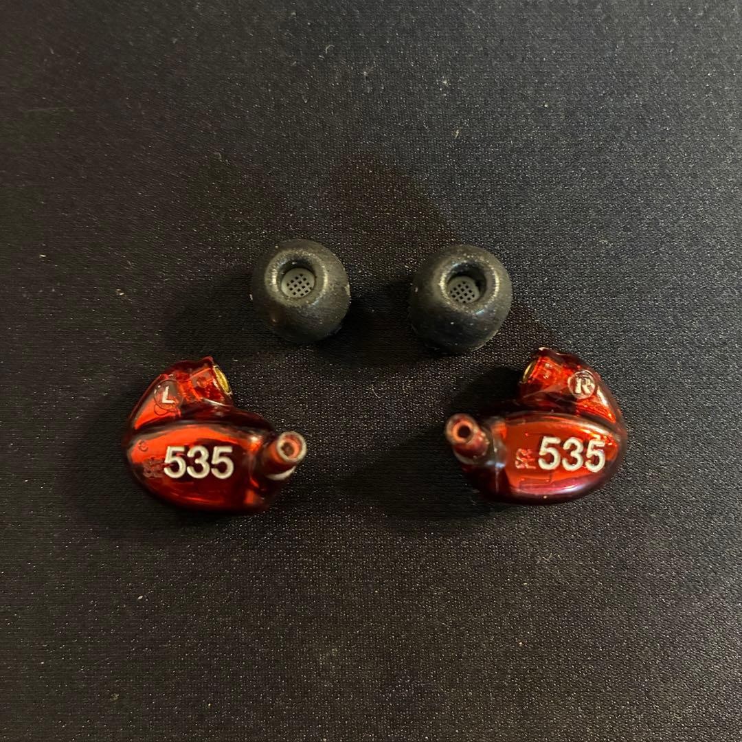 Shure SE535 sound isolating earphones for high quality stage monitoring F/S