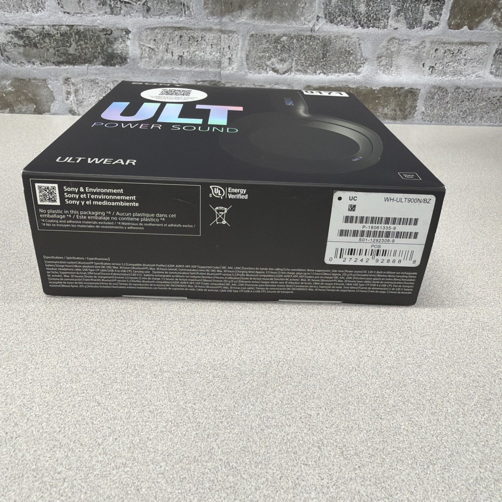 Sony WH-ULT900N/WZ ULT Wear Wireless Noise Canceling Headphones Open Box