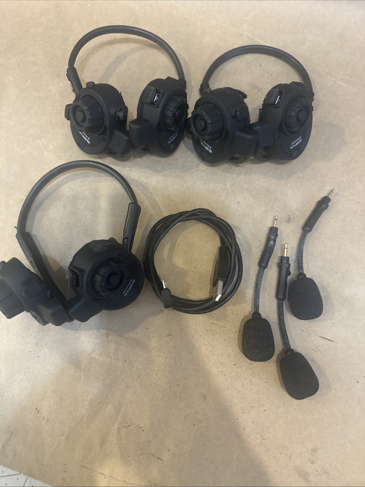 3 Sena SPH10 Outdoor Sports Bluetooth Stereo Headset/Intercom, Black Repair