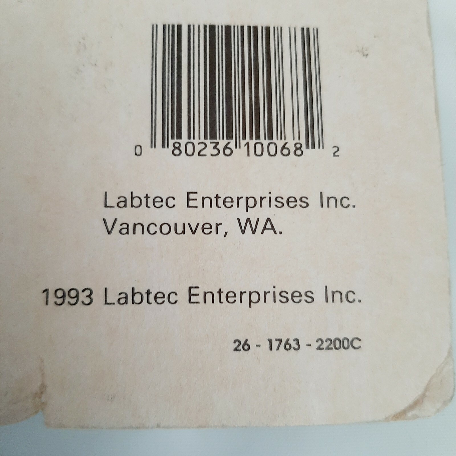 Vintage Labtec SP-5 Earbuds Headphones New