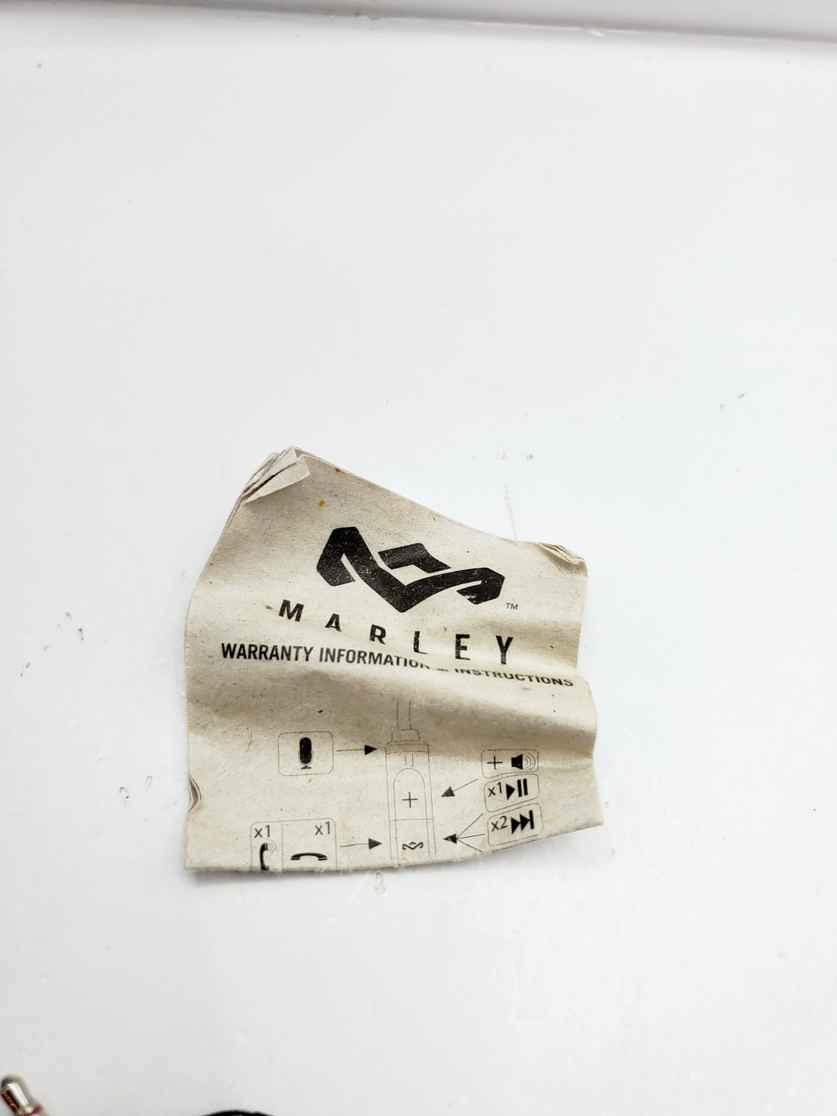 Marley Wired Earphones black 3.5mm Jack