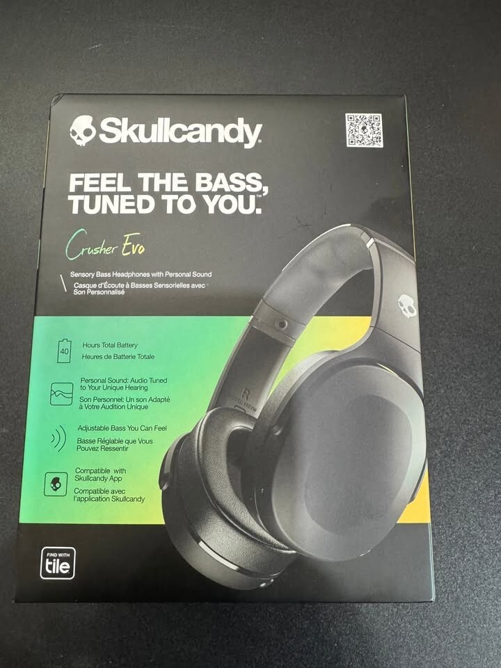 Skullcandy Crusher Wireless Headphones – Black