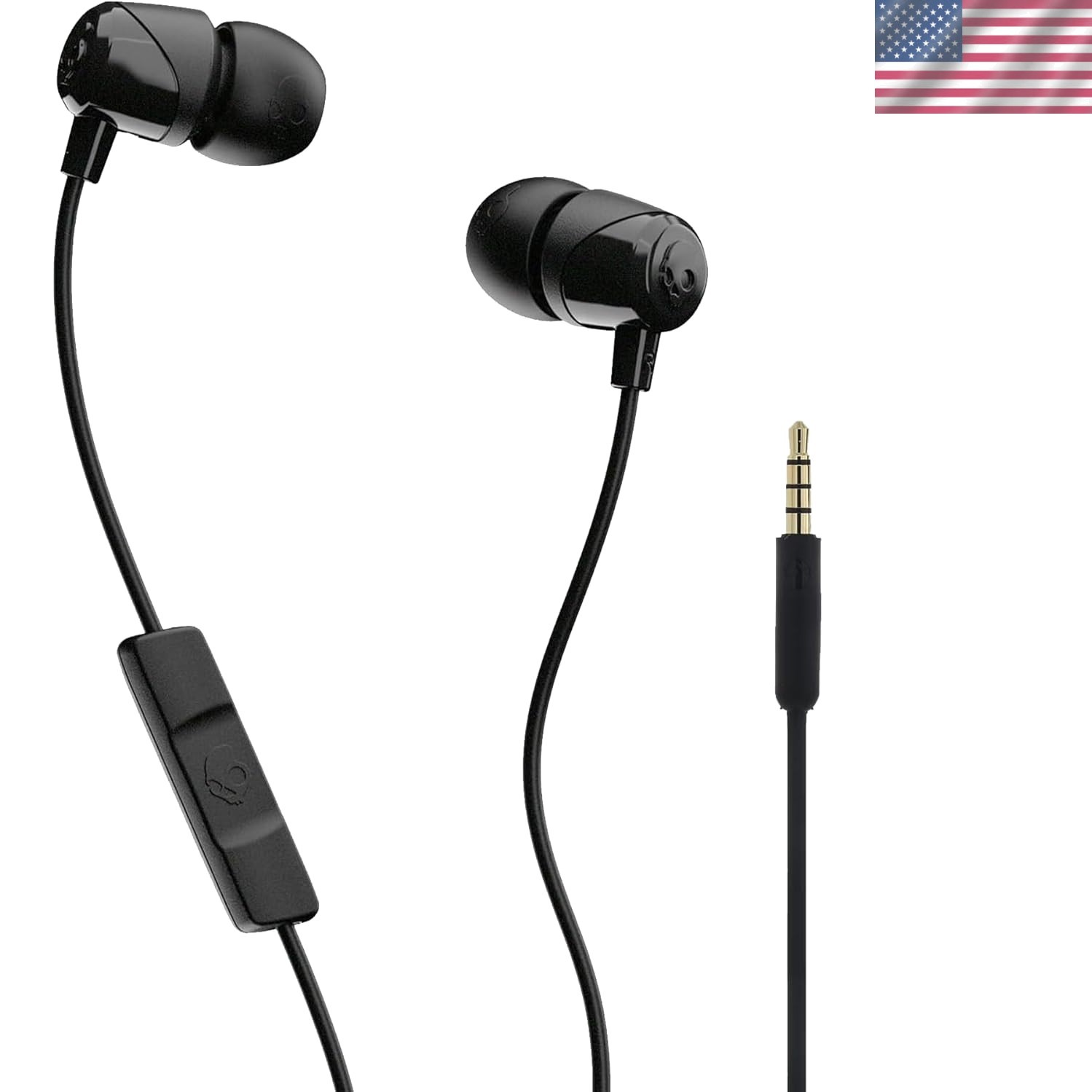 Jib Wired Earbuds with In-Line Microphone – Ideal for Sports & Travel