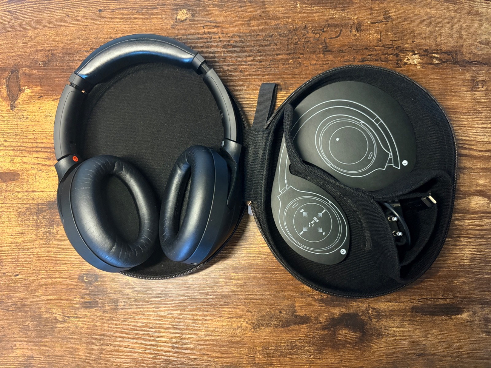 Sony WH-1000XM4 Wireless Headset – w/Case, charger, airplane adapter