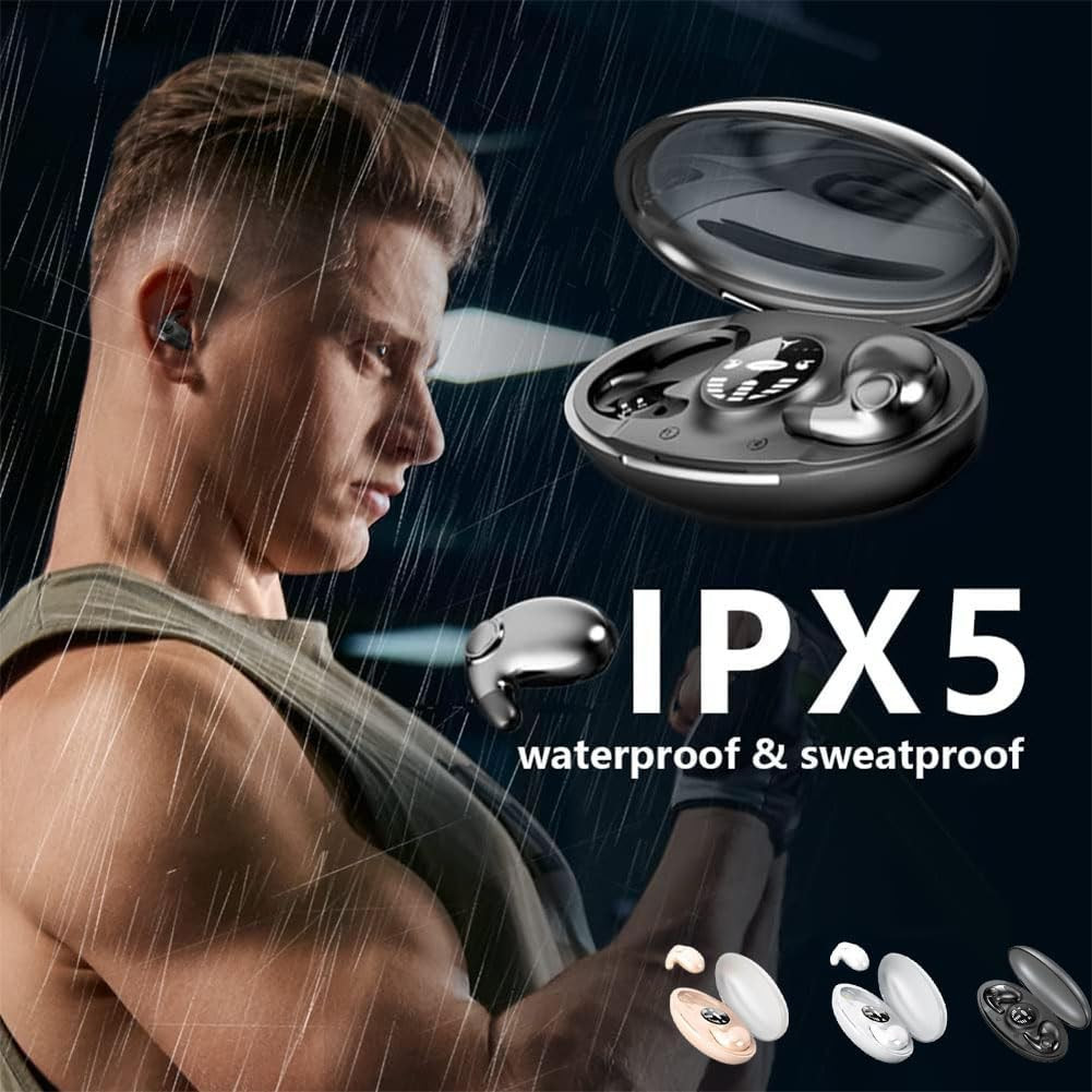 Invisible Sleep Wireless Earphone Bluetooth 5.3 Headphones Hidden Earbuds NEW