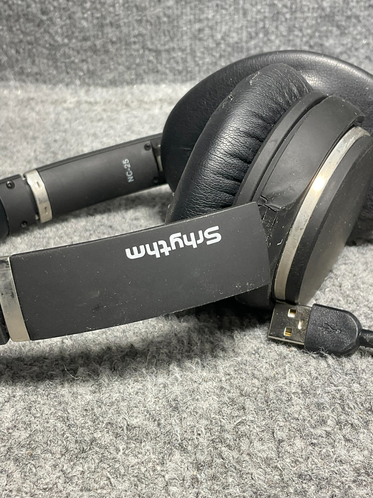 Srhythm NC25 ANC Wireless Headphones Used Charging Cable Included
