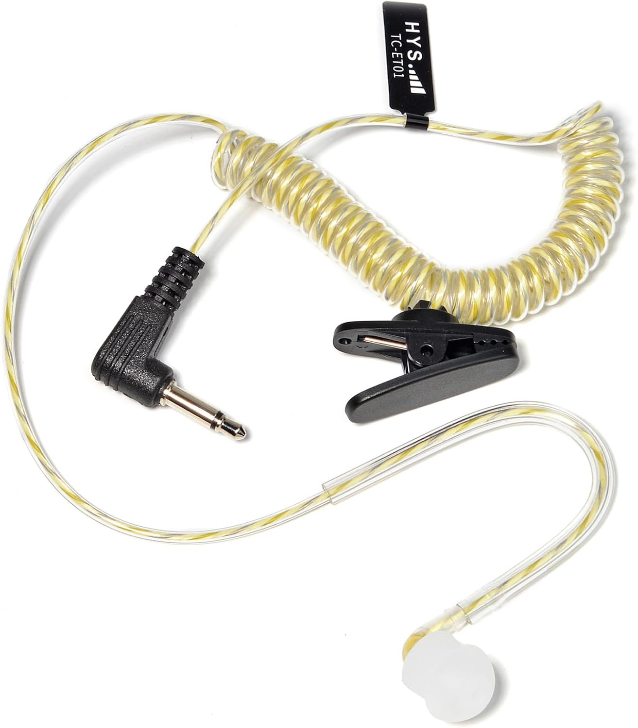 Surveillance Listen Only Balanced Armature 3.5mm Earphone, Soft in-Ear Dynamic S