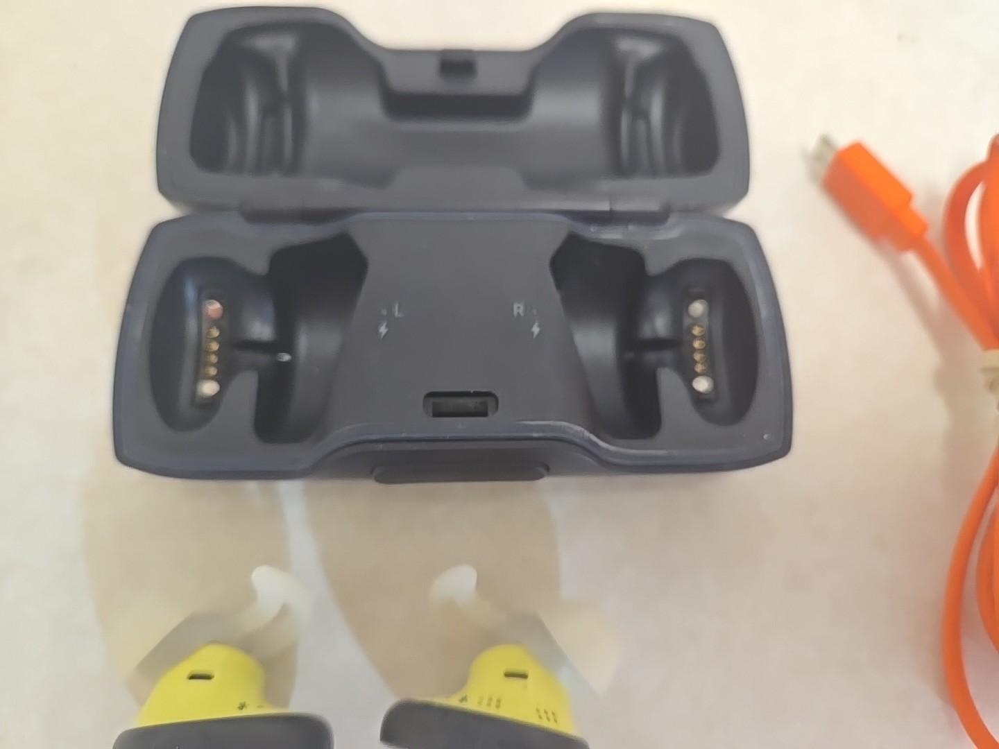 BOSE SoundSport Free Truly Wireless Sport Headphones – Midnight Blue/Citron