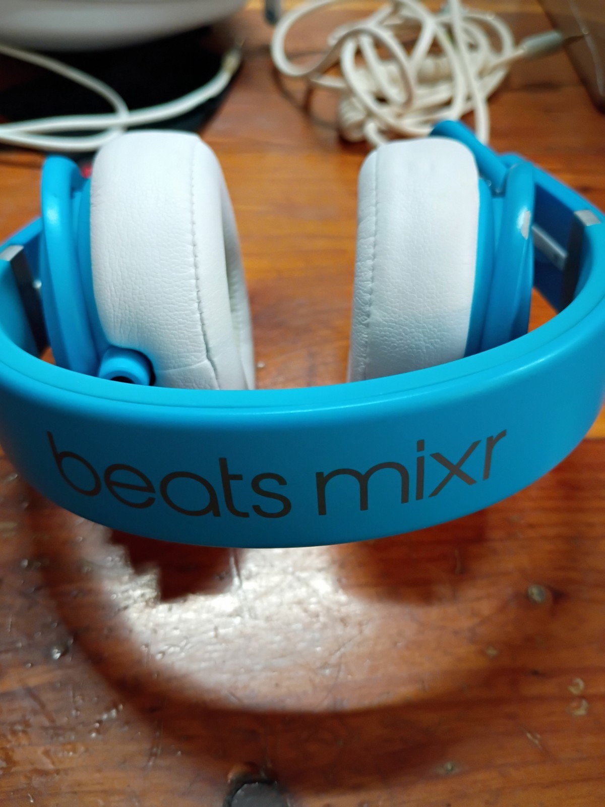 Beats Mixr Wired Headphones David Guetta Limited BLUE & Case Tested Work Great