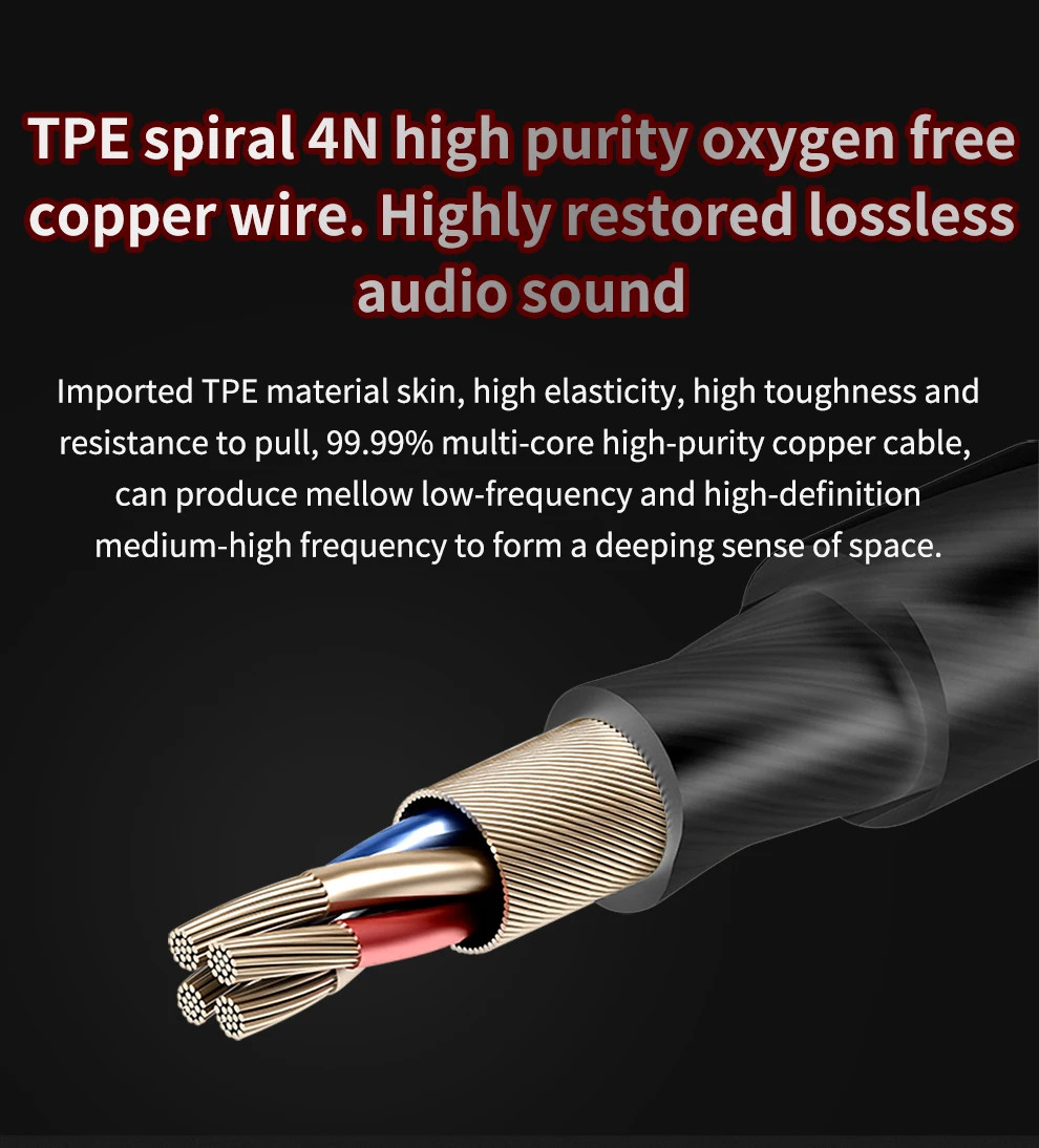 Original QKZ AK6 In Ear Earphone 6 Dynamic Driver Unit Headphone With Mic Stereo