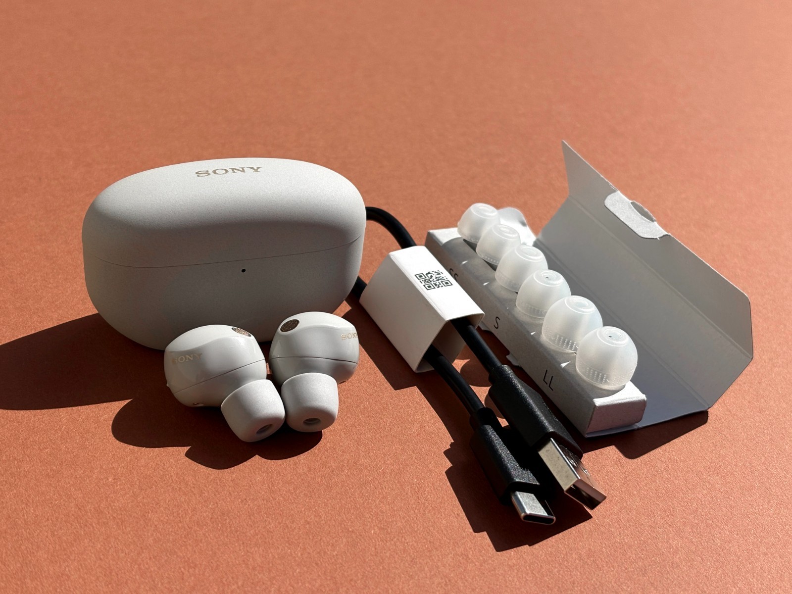 Sony WF-1000XM5 Bluetooth Wireless Noise Canceling Earphones – SILVER #OB