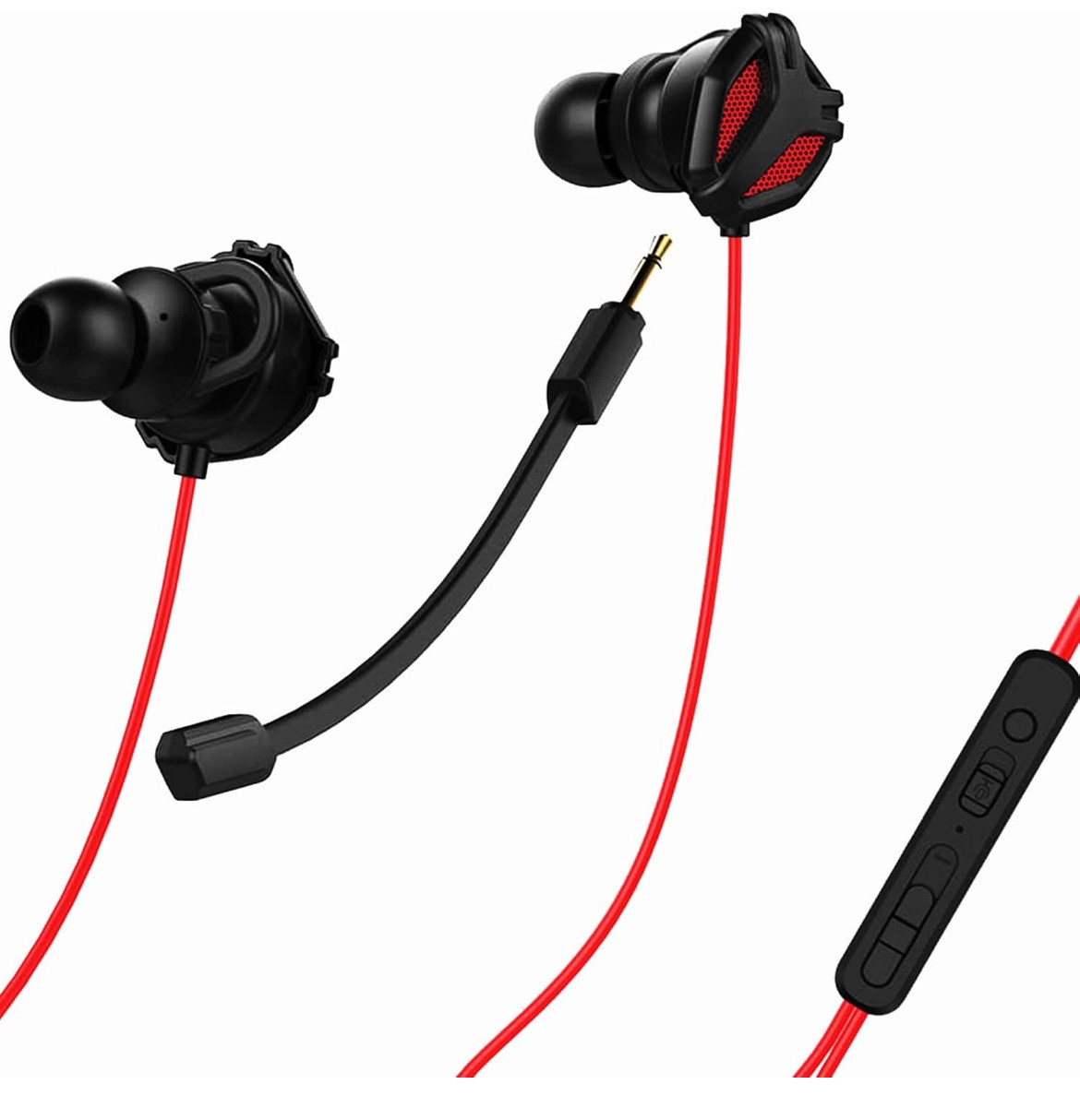 Sound Panda SPE-G9 Light Gaming Earbuds Single Driver 3.5mm Dual Microphone